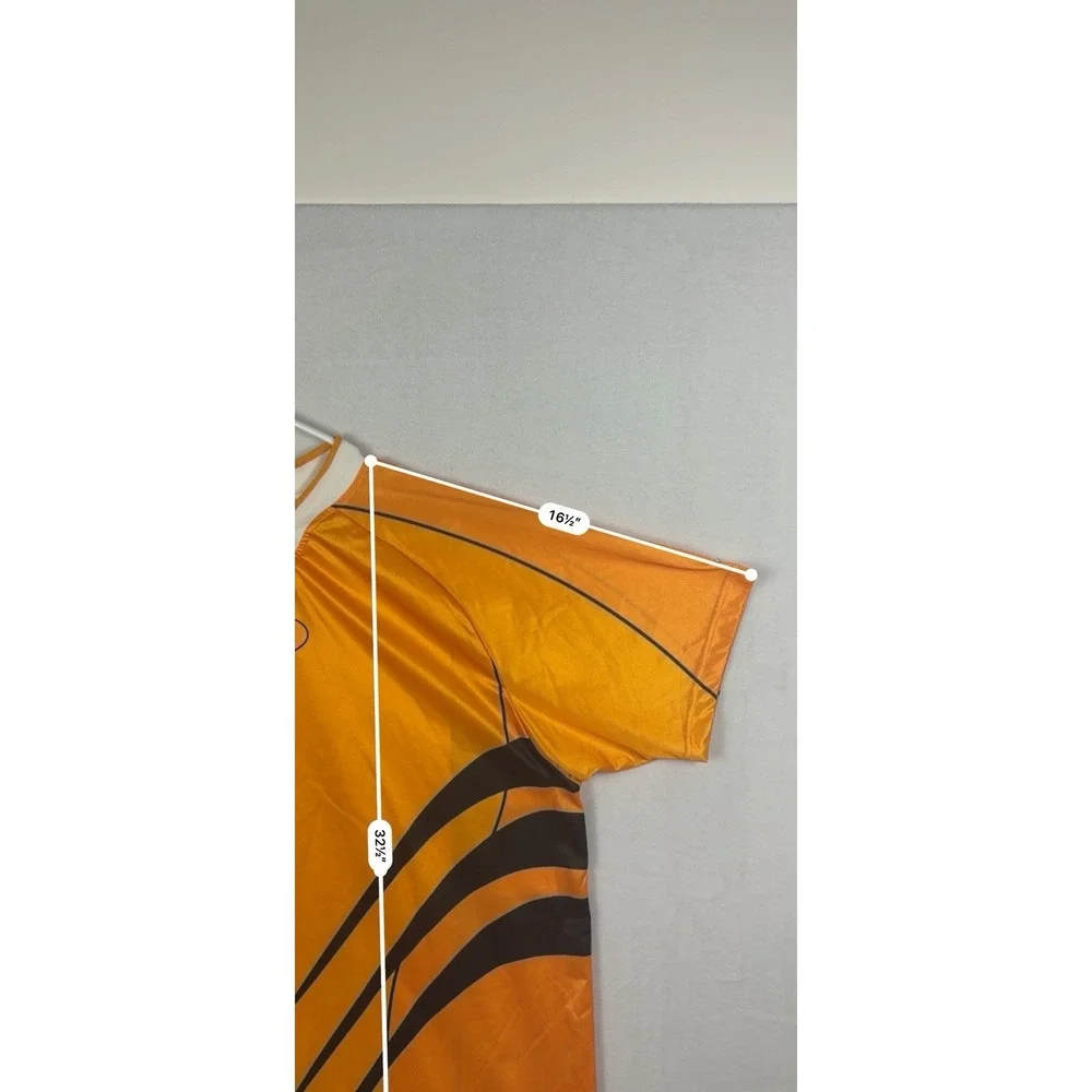 Adidas Gold/Orange Sports Jersey – Men's XL
